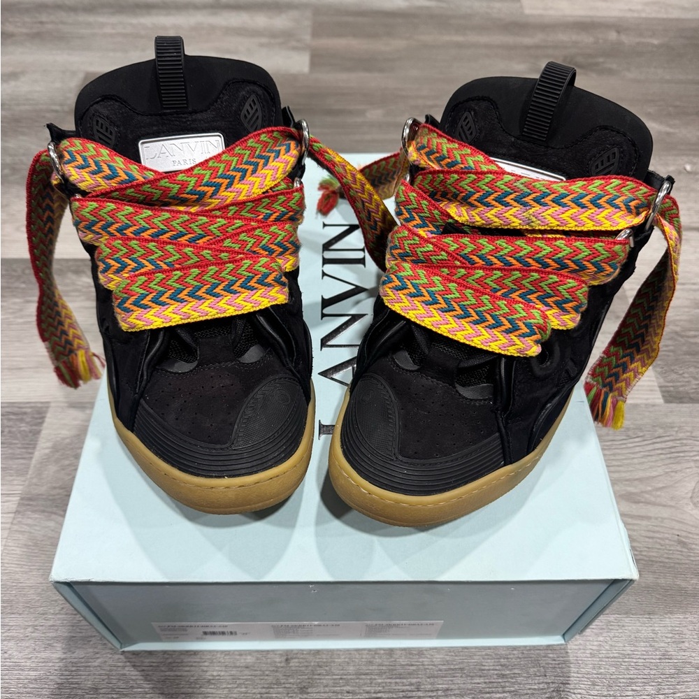 Lanvin Black and White Footwear
